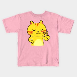 Funny Cat Kids T-Shirt